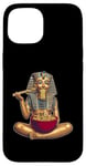 Coque pour iPhone 15 Nouilles japonaises Pharaoh King Tut Ramen