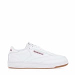 Reebok Mens Club C 85 Trainers in White material_Leather - Size UK 10.5