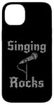 Coque pour iPhone 14 Plus Singing Rocks, chanteur chanteur musicien rock Goth