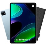 Xiaomi PAD6 6 128 GB + étui Feutrine, Chargeur Inclus 33 W, écran 11", Charge Rapide, Batterie 8840mAh, 18 Heures d'autonomie, Bleu