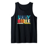 Cool Holy Bible Book Tank Top