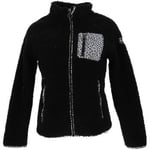 Polaire Angele  Denise veste sherpa noir l