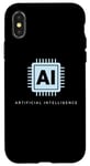 Coque pour iPhone X/XS Technologie de puce informatique intelligence artificielle IA