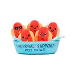 WHAT DO YOU MEME? Emotional Support Hot Dogs - The Original Viral Cuddly Plush Comfort Food, Unique Gift for Valentine's Day, Birthdays, Christmas, Friendship & Anniversary's