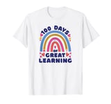 100 Days of Learning, School Teacher, Teaching Hundred Days T-Shirt