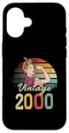 Coque pour iPhone 16 25 ans édition limitée 2000 vintage 25ème anniversaire femme