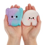 Fluffie Stuffiez Bunny & Rainbow Minis - Collectible Feature Plush, Surprise Reveal Unboxing - Soft and Squishy Tactile Play, Fidget DIY - Suitable for Kids Ages 4+ and Collectors