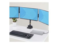 Startech.Com Triple Monitor Desk Mount For Up To Three 27In Screens, Vesa 75X75/100X100, Tool-Less Arm Adjustments, C-Clamp/Grommet Mount, Spring-Assisted Arms - Monteringssats - Justerbar Arm - För 3 Lcd-Bildskärmar - Aluminium, Stål, Plast - Svart