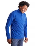 Rohan Radiant Merino Wool Blend Half Zip Neck Fleece, Ridge Blue