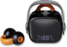 Ear-Clip Casque Conduction Osseuse Bluetooth 5.3,indolore Clipser Écouteurs Bone Bluetooth sans Fil,étanche Mini osseuse oreillette de Sport,Course à Pied,Longue durée de Vie de la Batterie(Q895)