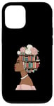 Coque pour iPhone 12/12 Pro Black History Livre éducatif Melanin Queen Afro Women