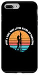 Coque pour iPhone 7 Plus/8 Plus Stand Up Paddle Board – Sports nautiques Paddle SUP Girl