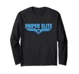 Sniper Elite Light Blue Logo Long Sleeve T-Shirt