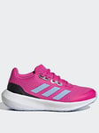 adidas Kids Runnning Runfalcon 3.0 Trainers - Pink, Pink, Size 2 Older