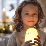 Silicone Penguin Baby Night Light Cute Bedside Light LED Table Lamp  Party