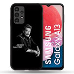 Cokitec Coque pour Samsung Galaxy A13 / A04S Musique Johnny Hallyday Noir Multicolore