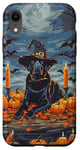 iPhone XR Funny Black Labrador Dog Witch Hat Halloween Men Women Kids Case