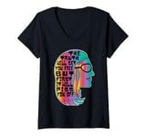 Womens The Truth Will Set You Free Feminist 4B Pro-Choice My Body V-Neck T-Shirt