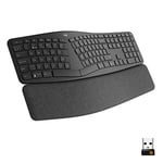 Logitech ERGO K860 Wireless Ergonomic Keyboard with Split Key Arrangement, Skand. QWERTY - Graphite