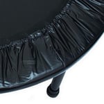 xsports Mini Trampoline 4 ft Skirt ONLY for Rebounder Jumper Fitness Trampoline - Black