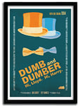 K.Olin Tribu - Affiche Dumb and Dumber par Aycan Yilmaz, Papier, Blanc, 20 x 30 x 0.1 cm