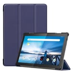 Lenovo Tab M10 HD 10.1" (TB-X505F) / FHD 10.1" (TB-X605) Deksel - Tri-fold Skinndeksel - Mørkeblå