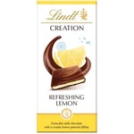 Lindt Creation Refreshing Lemon Milk Chocolate Bar 150 g (Pack of 14)