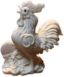 JYKFJ Blanc Ivoire écrou Feng Shui Statues du Zodiaque Chinois Accessoires de décoration pour la Maison et Le Bureau Figurine sculptée à la Main 1019 (Couleur: Coq)