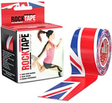 RockTape Mixte RockTape bande Kin siologique Mixte Adulte Union Jack UK Flag 5cmx5m, drapeau britannique, 2" Uncut Roll EU