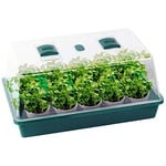 PLANETE Plante - Serre avec 15 Pots et Graines Française À Planter - Kit de Jardinage - 170600 - Plastique - Jardin - Nature - Plante - Fleurs - Jeu pour Enfant - À Partir de 4 Ans