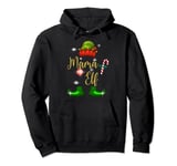 Mama Elf Cute Matching Family Christmas top pjs for Mothers Pullover Hoodie