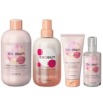 INEBRYA Kit ice cream Keratin Français 300ml + Condi 200ml + Crème 100ml + Serum