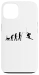 Coque pour iPhone 13 Skieur Evolution Passionné de ski