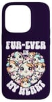 Coque pour iPhone 14 Pro Fur-ever in My Heart Kawaii Cochon d'Inde Cœur