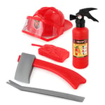 Children Fireman Cosplay Toys Kit Children Fireman Costume Toy ABS Material