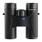 ZEISS Terra Ed Jumelles étanches 8 x 32 avec Verre Enduit pour Une clarté optimale dans Toutes Les Conditions météorologiques pour l'observation des Oiseaux, la Chasse, Le Tourisme, Noir