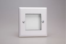 Varilight XYG2.CW DataGrid Plate, urban chalk white, 2 grid spaces