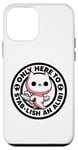 iPhone 12 mini Only Here To Stab-Lish An Alibi Cat Lover Sarcasm Funny Cat Case