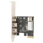 PCIE 1X To 1394A Card PCIE Firewire 1394A Card 400Mbps Transmission For Industry