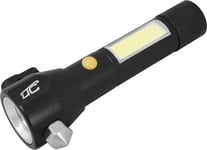 Ltc Ltc Flashlight Cob 6W/3W Led Handheld Evacuation Flashlight 6800Mah Mini Usb Charging New.