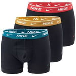 Boxers Nike  0000ke1008-c4r black boxer pack