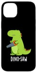 Coque pour iPhone 14 Plus Dino-saw Jeu de mots drôle dinosaure