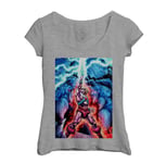 T-Shirt Femme Col Echancré He Man And The Masters Of The Universe Swords Lights