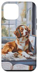 Coque pour iPhone 12 mini Nova Scotia Retriever Toller Peinture chien amateur de musique