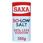 Saxa So-Low Reduced Sodium Salt, 350 g Drum (Pack of 1)