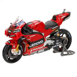 Maisto M36391B Ducati Lenovo (#63 BAGNAIA) 2022 Motorbike-1:18 Scale-Incredibly Detailed Die-Cast Replica Collectible Motorcycle Model Car, Red