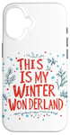 Coque pour iPhone 16 C'est mon pays des merveilles de l'hiver