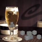 Pack Of 9pcs Whisky Chilling Stone Ice Cubes Drinks Wine Beer Cooler Barware