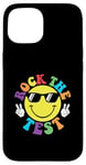 iPhone 15 Rock The Test Day Exam Teacher Funny Testing School Student Case