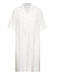 Katie Dress Stretch Linen White Naja Lauf